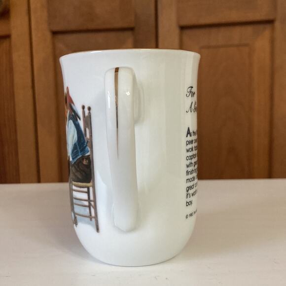 Vintage Norman Rockwell “For a Good Boy” Collectible Mug - Picture 3 of 10